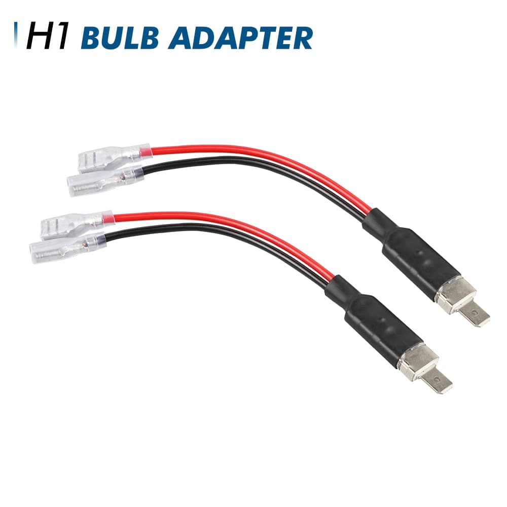 2X LED H1 Replacement Single Converter Wiring Connector Cable Conversion  Li. BAZ