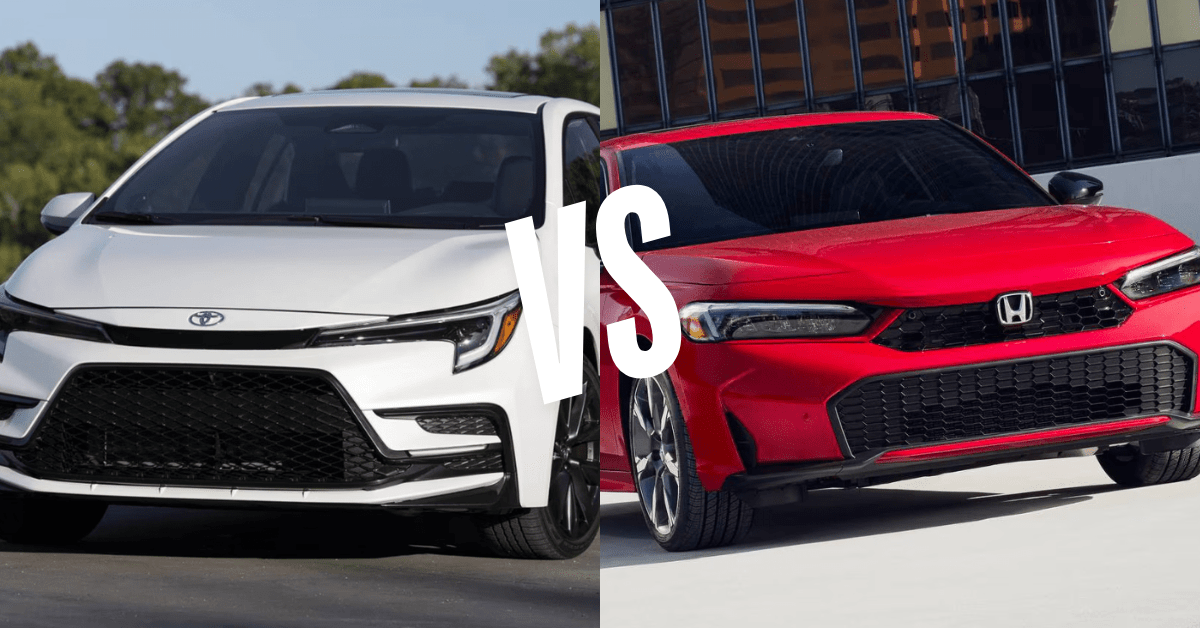 2025 Toyota Corolla vs 2025 Honda Civic