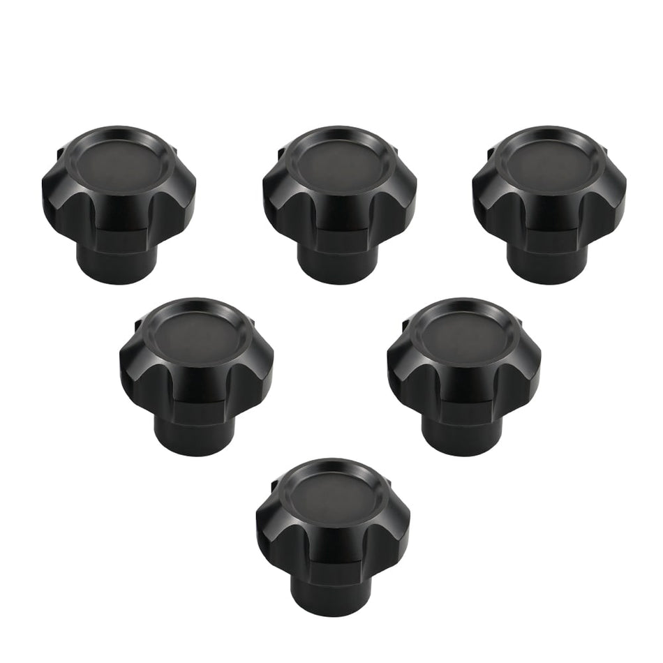 Aluminum Black Set of Dash Knob & Windshield Knob For Jeep