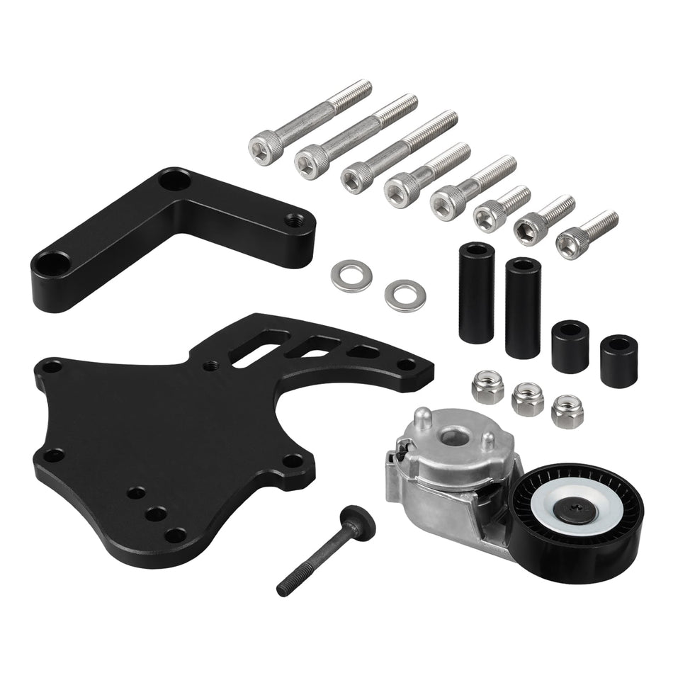 508 A/C Compressor Bracket w/ Tensioner Kit For LS Truck Engine For Chevrolet Express 2500 2003-2013