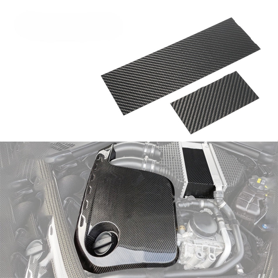 Carbon Intercooler Cover For BMW S55 Engine