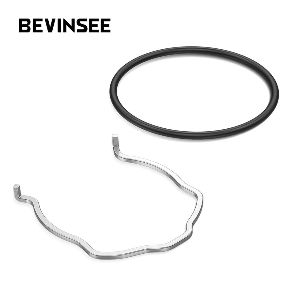 BEVINSEE Charge Pipe Throttle Body C-Clip & O-Ring For BMW N54 N55 Engines