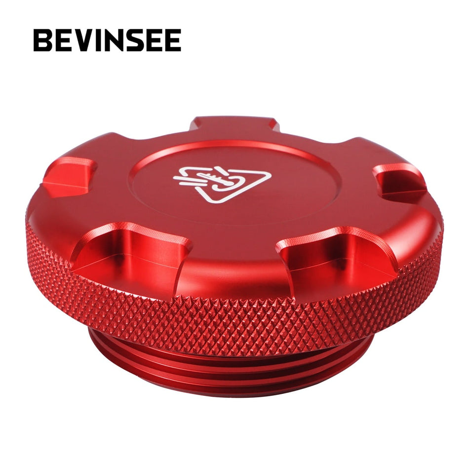 BEVINSEE Aluminum Coolant Expansion Tank Radiator Cap for VW for Golf 7 for Audi S3 8V 8Y