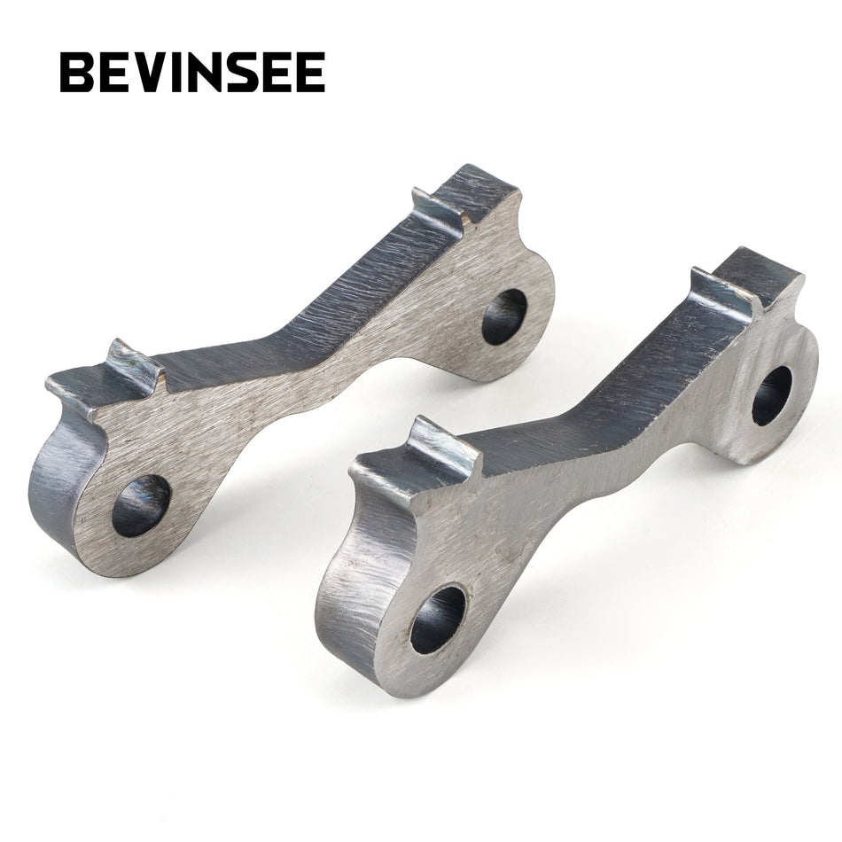 BEVINSEE Drift Dual Brake Calipers Adapters weld-on for BMW 25i