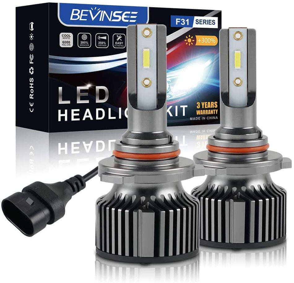 BEVINSEE F31B 9005/HB3/H10 Mini Size LED Headlight For BMW S1000R 2014-2019