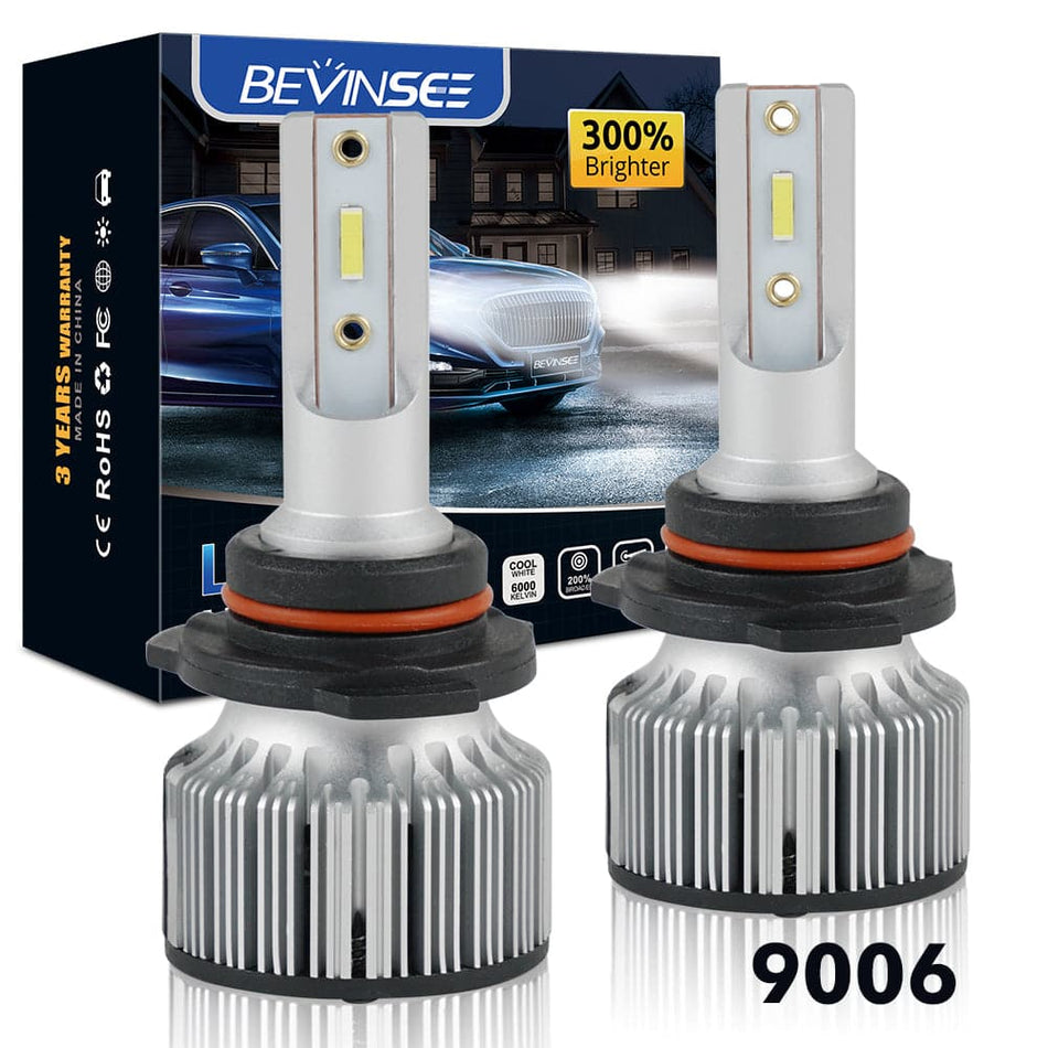 BEVINSEE F31C 9006 HB4 LED Headlight Bulbs For Suzuki Bandit 1200 2001-2005