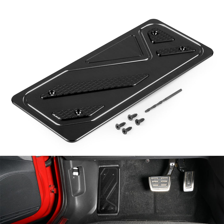 Aluminum Foot Rest Pedal Cover For VW For Golf MK7 MK8 For Audi A3 8V Left Hand Drive