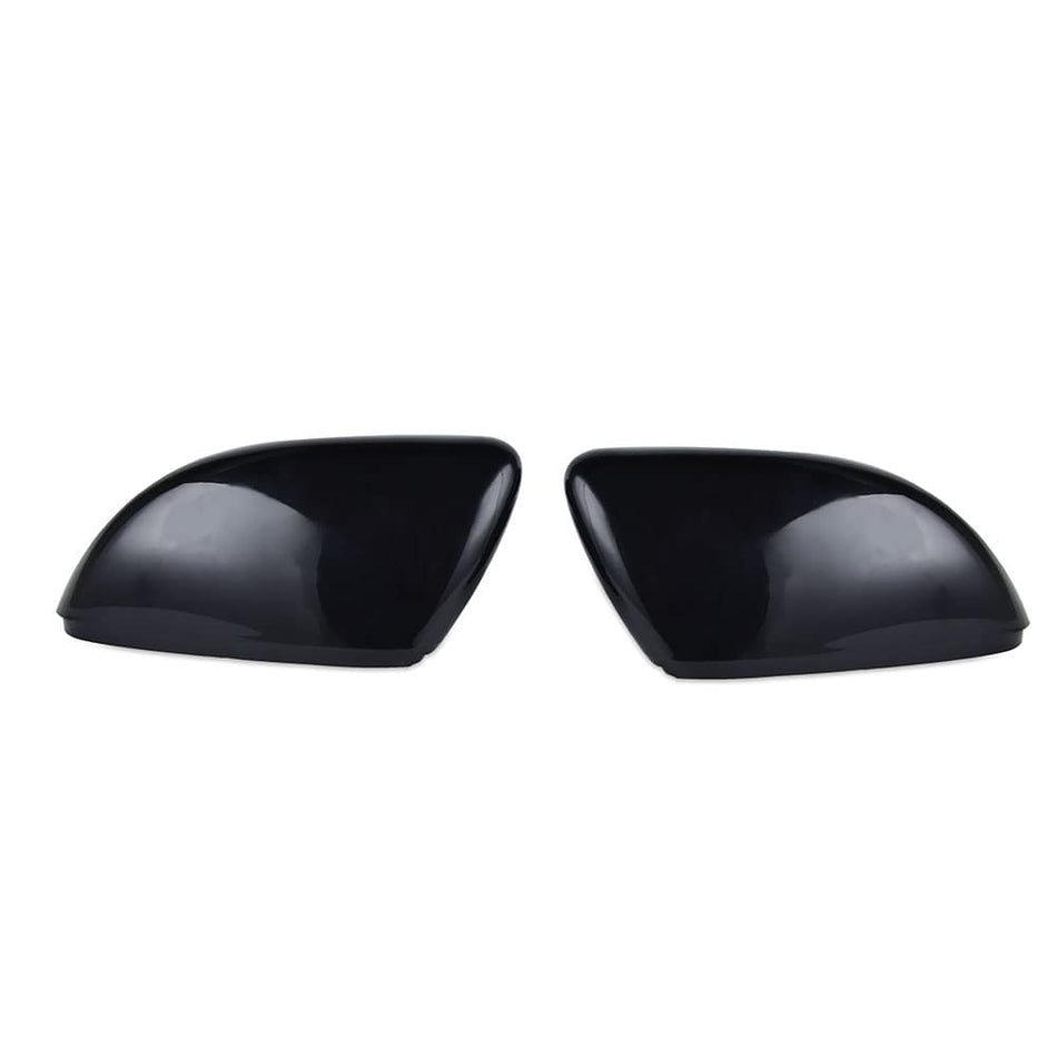 Left Side Wing Door Mirror Cover Glossy Black ABS For Golf MK6