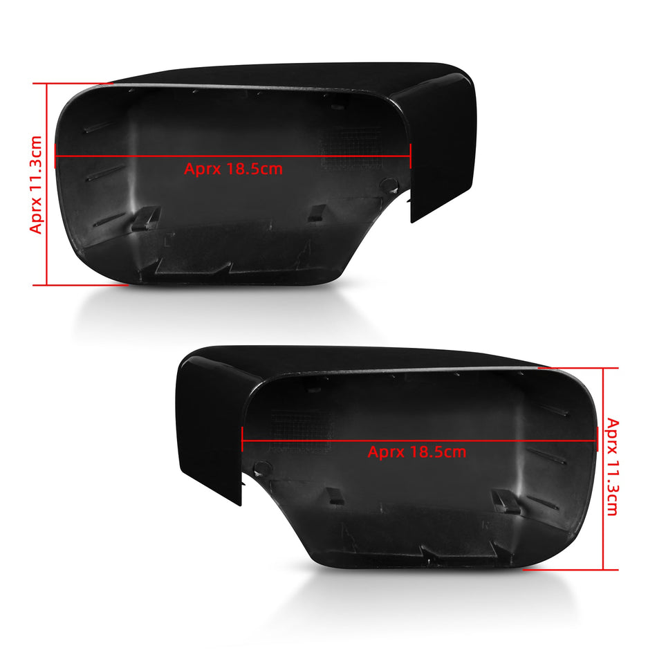 Left+Right Rearview Door Mirror Shell Cover Cap Case For BMW E39 E46 1997-2005