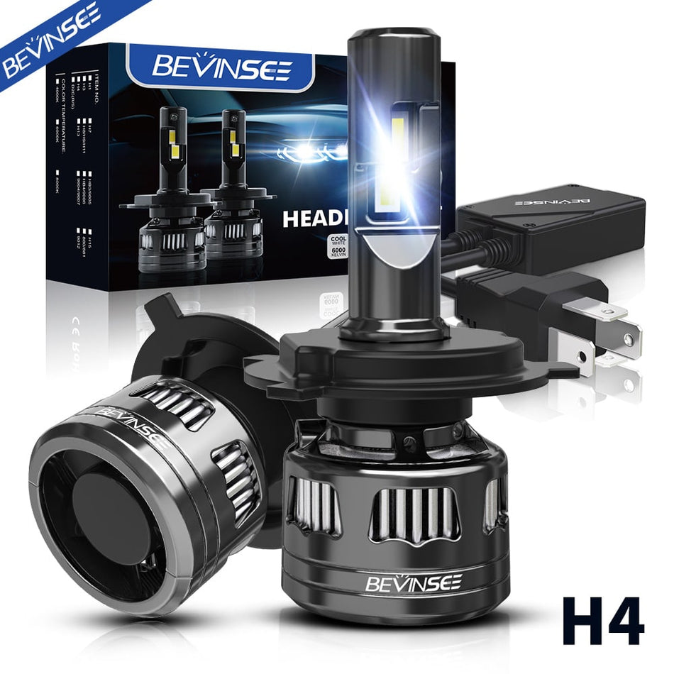 2x H4 Headlight Bulbs High / Low Beam 12V For Ford Ranger 1999-2017 Lamp
