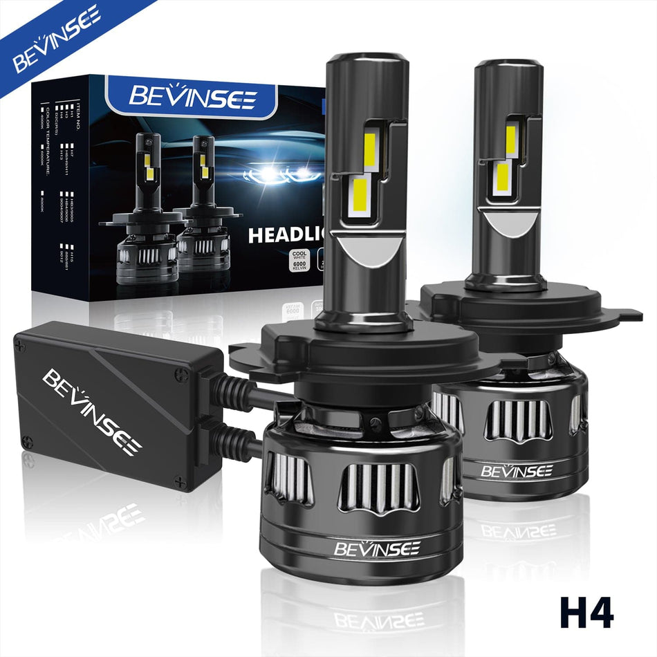 V45 H4 9003 LED Headlight Bulb Super Bright 6000k For Acura EL 2001