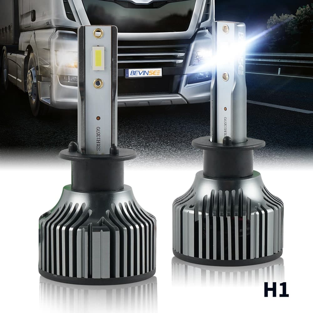 H1 LED LAMP XENONLOOK 12xSMD 24V - TRUCKJUNKIE