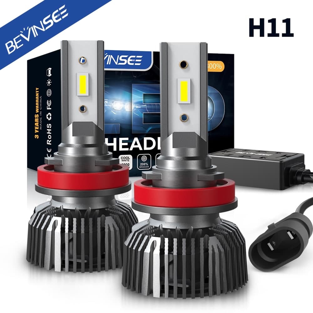 H11 LED Headlight Kit, 40W 6000LM 6000K White (PAIR) · Underground Lighting